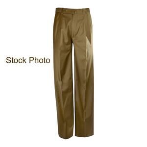 NWT Raw Hem Australian Merino Wool Pleat Front Trousers by Antas Men's Size 40